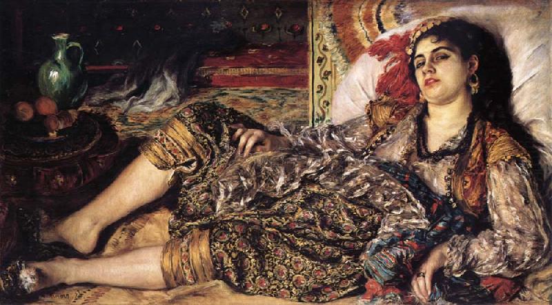 Odalisque ou Une Femme d Alger, Pierre-Auguste Renoir